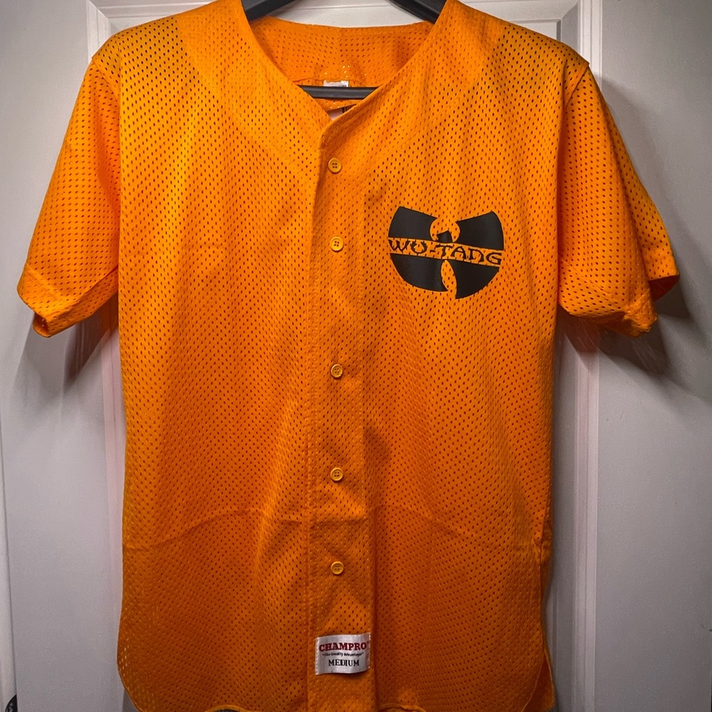 Wu-Tang Clan Men's Orange Mesh Jersey